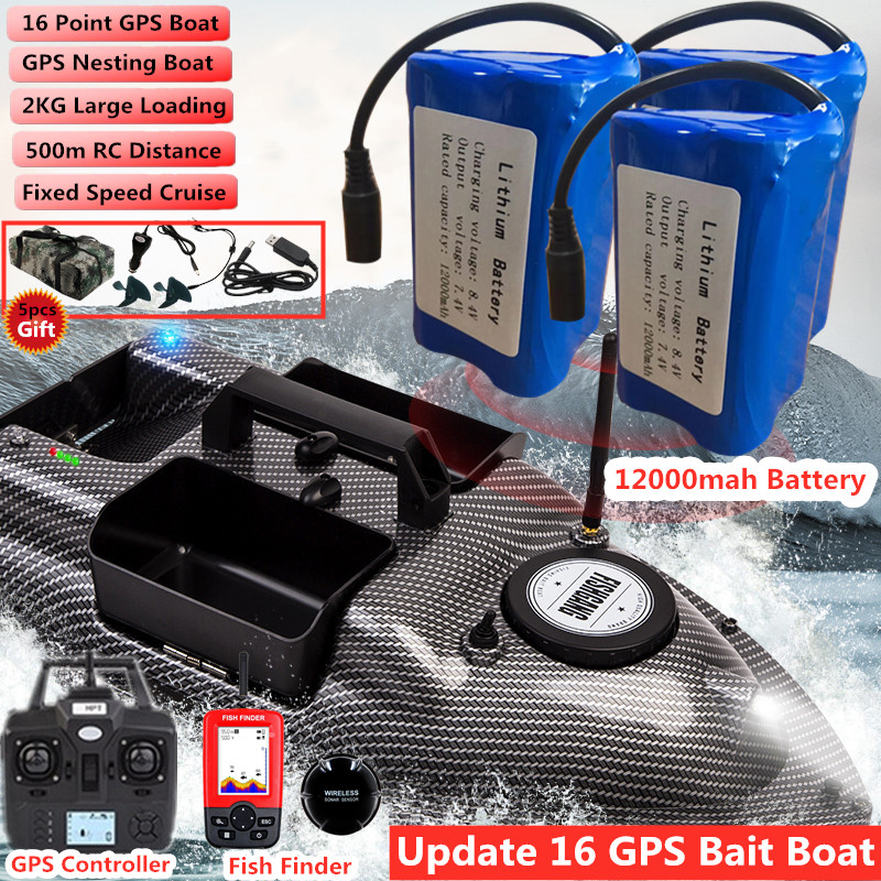 Fish Finder Transducer - Posição dupla RC Isca de pesca,