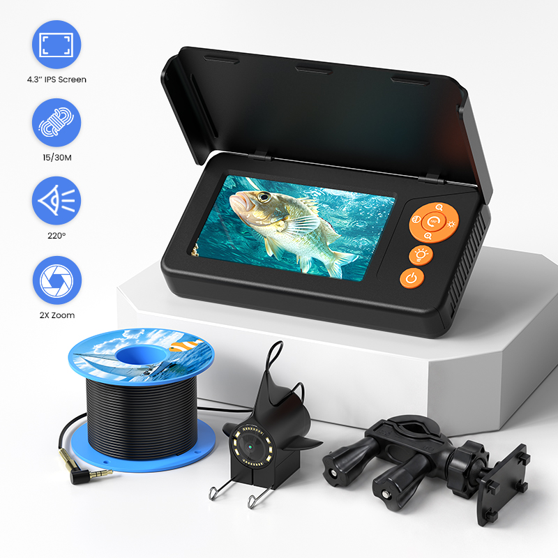 Fish Finder Portable - Câmera de pesca subaquática com ecrã