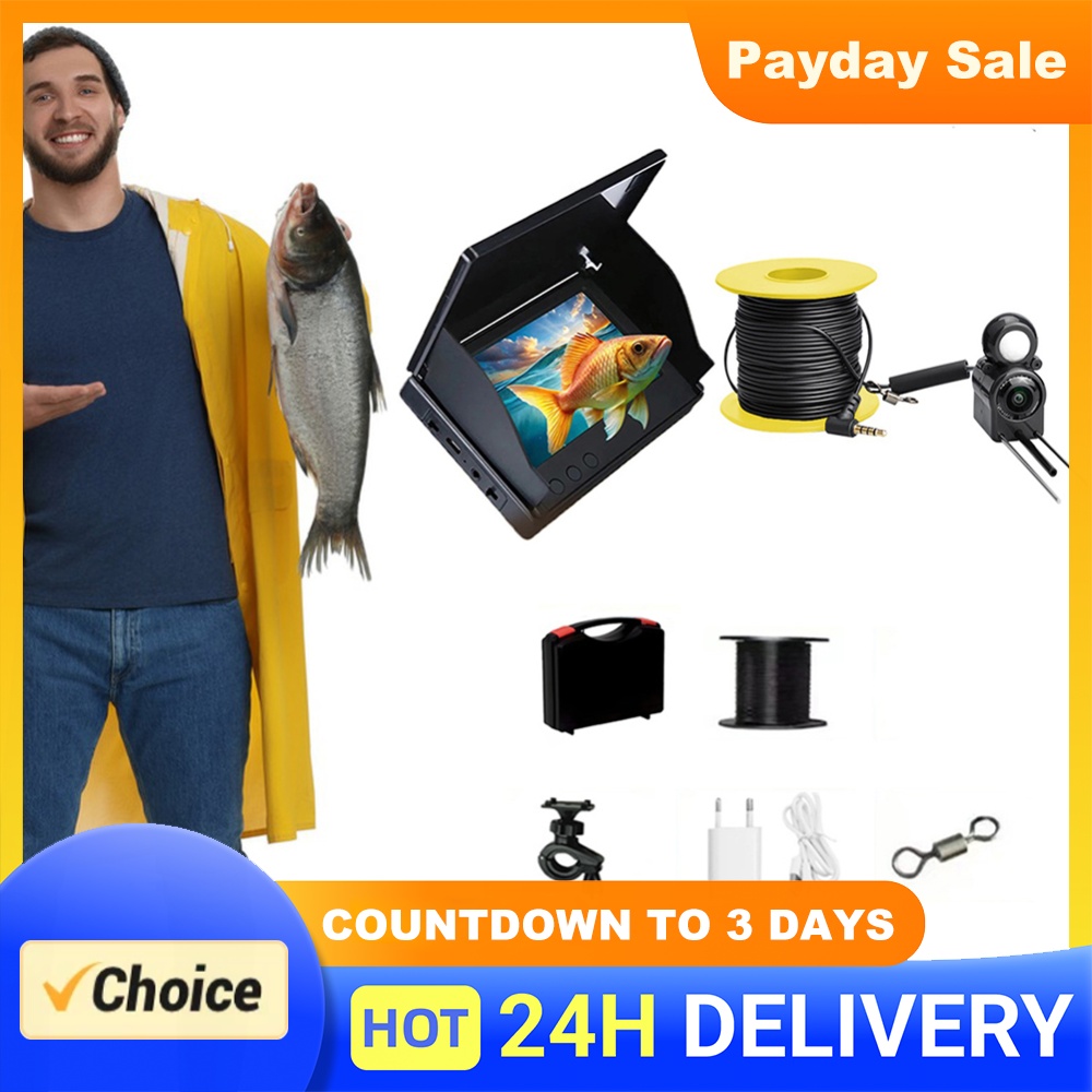 Câmera de pesca subaquática co - Fish Finder Portable avaliação e preço