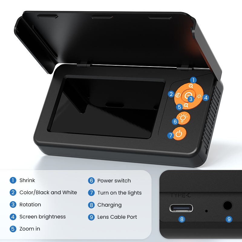 Câmera de pesca subaquática co - Fish Finder Portable avaliação e preço