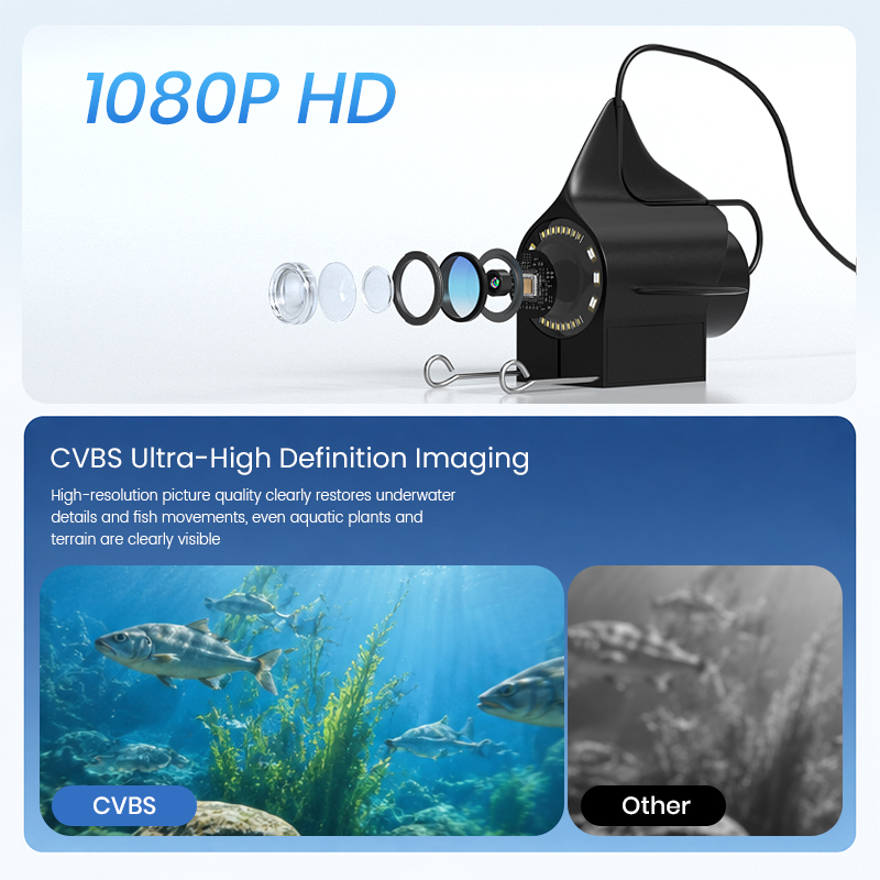 Câmera de pesca subaquática co - Fish Finder Portable avaliação e preço